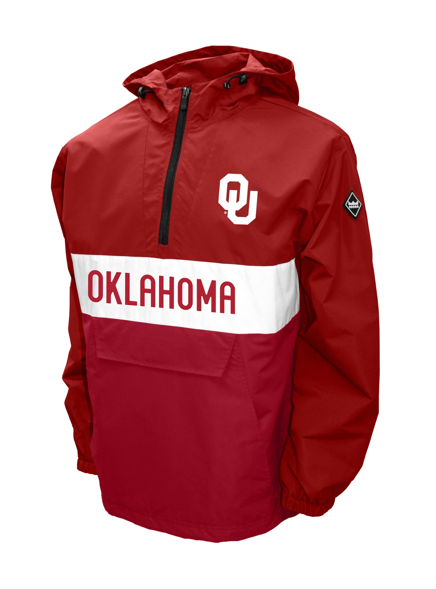 Oklahoma Sooners Franchise Club Alpha Anorak Quarter-Zip Pullover Jacket - Red