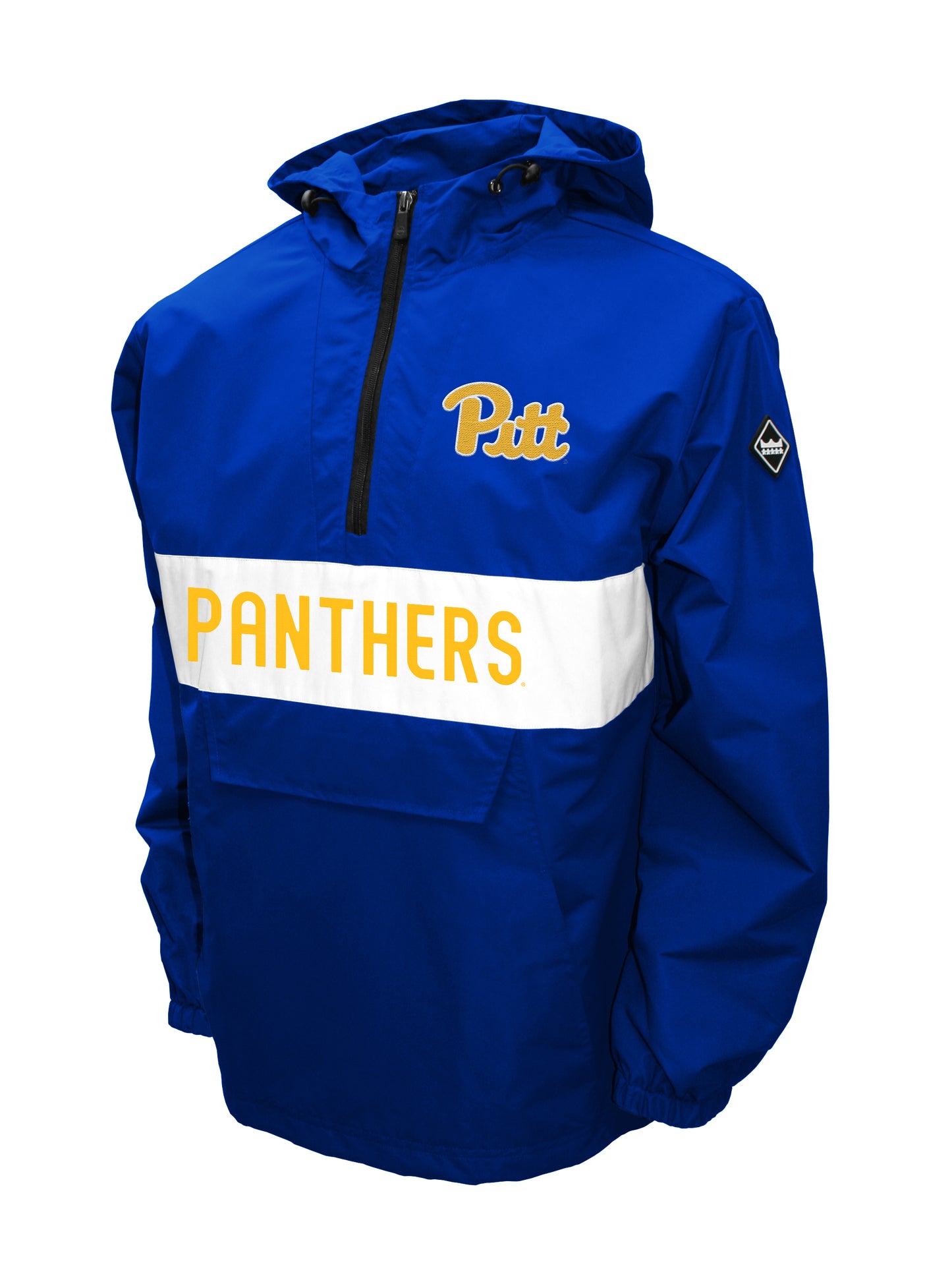 Pittsburgh Panthers Franchise Club Alpha Anorak Quarter-Zip Pullover Jacket - Blue