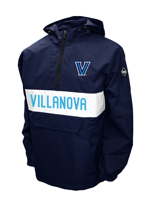Villanova Wildcats Franchise Club Alpha Anorak Quarter-Zip Pullover Jacket - Blue