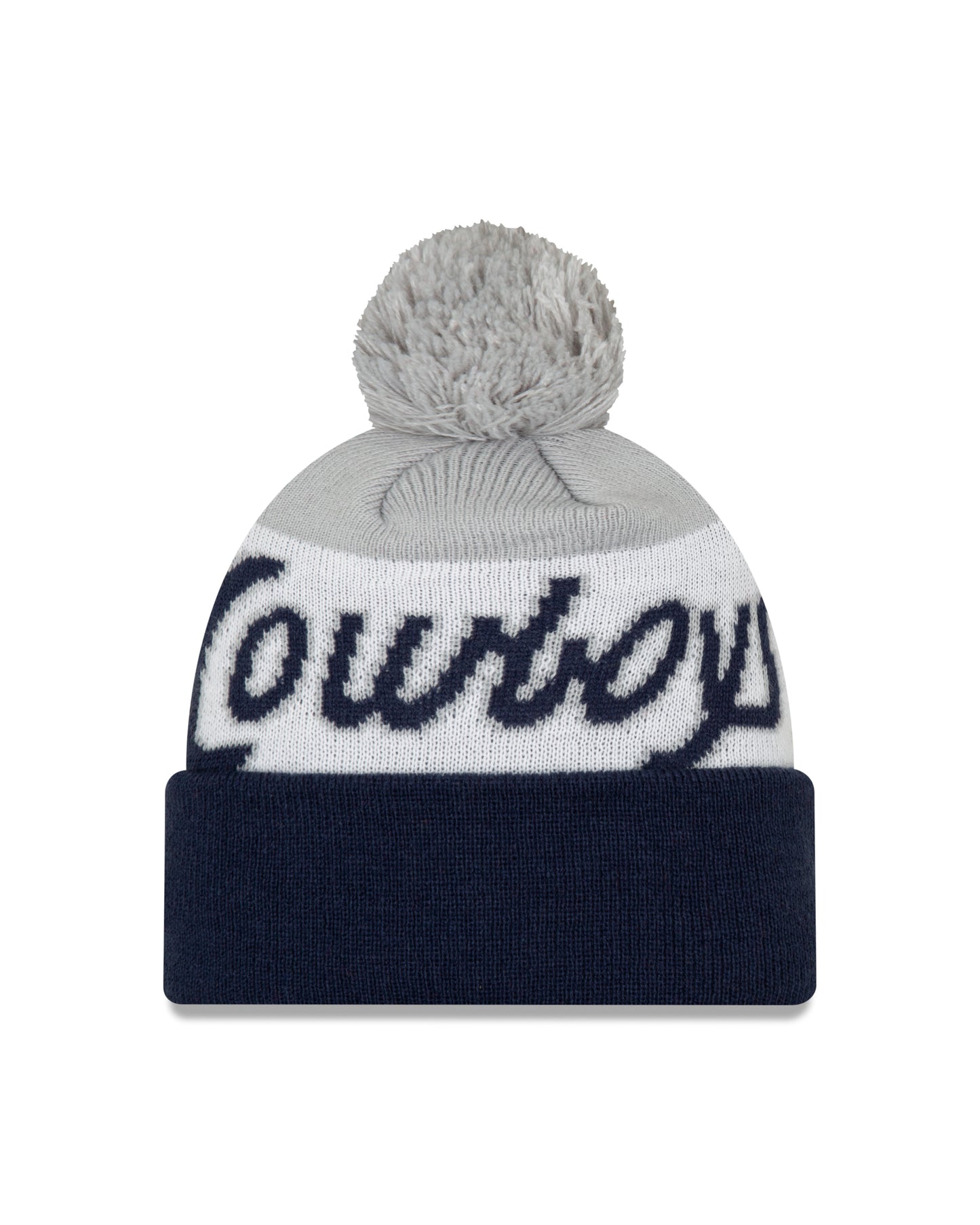 Dallas Cowboys New Era Script Knit Hat