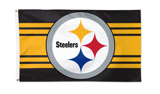 Pittsburgh Steelers Wincraft Stripe Deluxe 3x5 House Flag