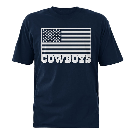 Dallas Cowboys  Kiran Flag Blue Men's T-Shirt