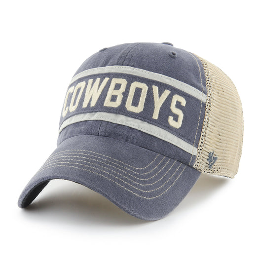Dallas Cowboys Vintage Blue Juncture '47 Clean Up Mesh Hat
