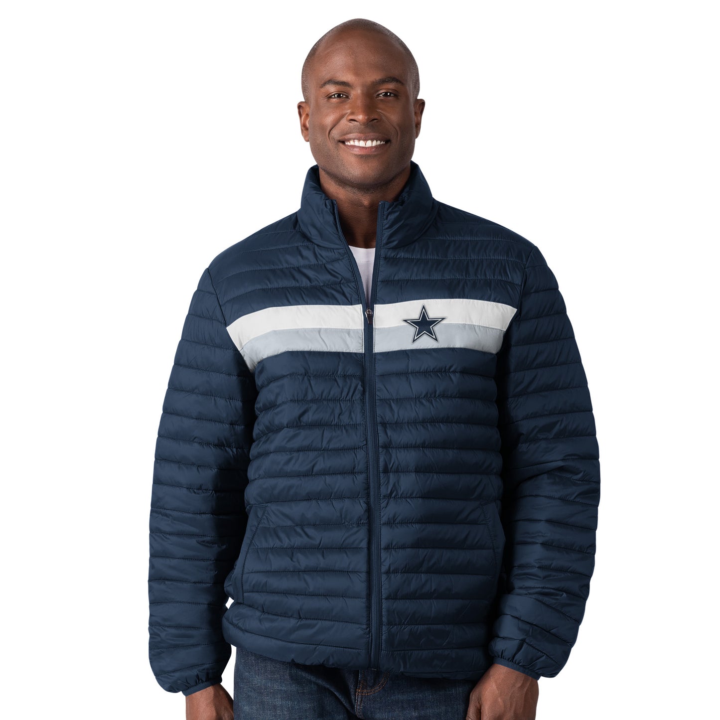 Dallas Cowboys G-III Yardline Parka Full-Zip Jacket - Navy