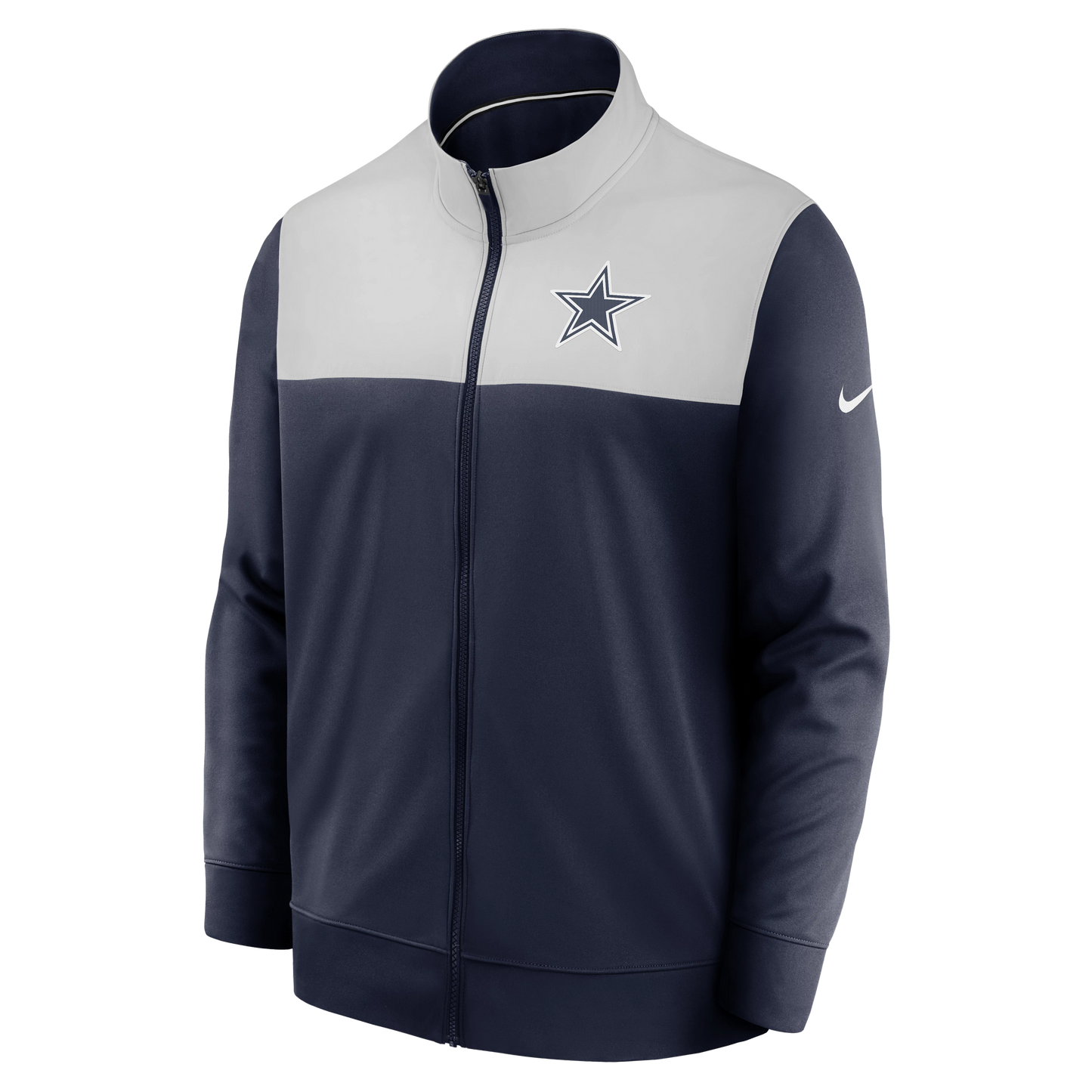 Dallas Cowboys Nike Long Sleeve Performance Logo Sideline Full Zip Jacket