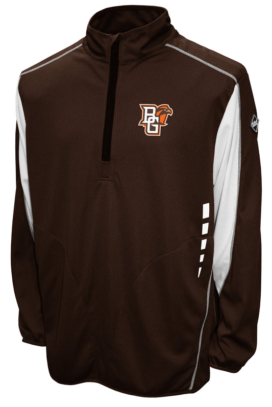 Bowling Green Falcons Franchise Club Flex Thematech Quarter-Zip Pullover Jacket