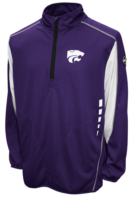 Kansas State Wildcats Franchise Club Flex Thematech Quarter-Zip Pullover Jacket