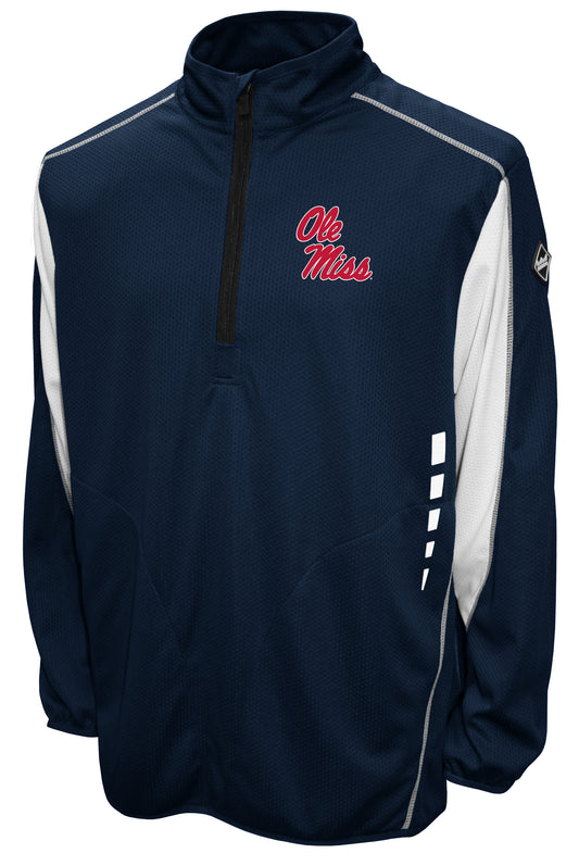 Ole Miss Rebels Franchise Club Flex Thematech Quarter-Zip Pullover Jacket