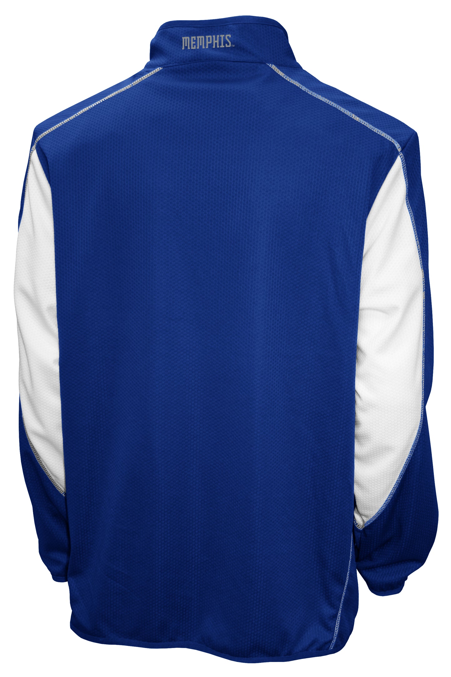 Memphis Tigers Franchise Club Flex Thematech Quarter-Zip Pullover Jacket - Blue
