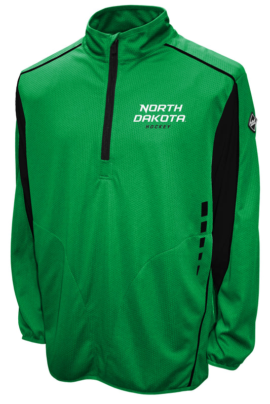 North Dakota Fighting Hawks Franchise Club Flex Thematech Quarter-Zip Pullover Jacket