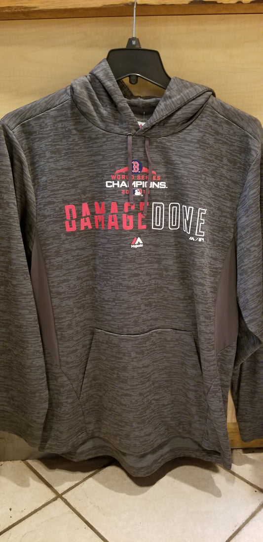 Boston Red Sox 2018 World Series Champions Authentic "Damage Is Done" Hoodie