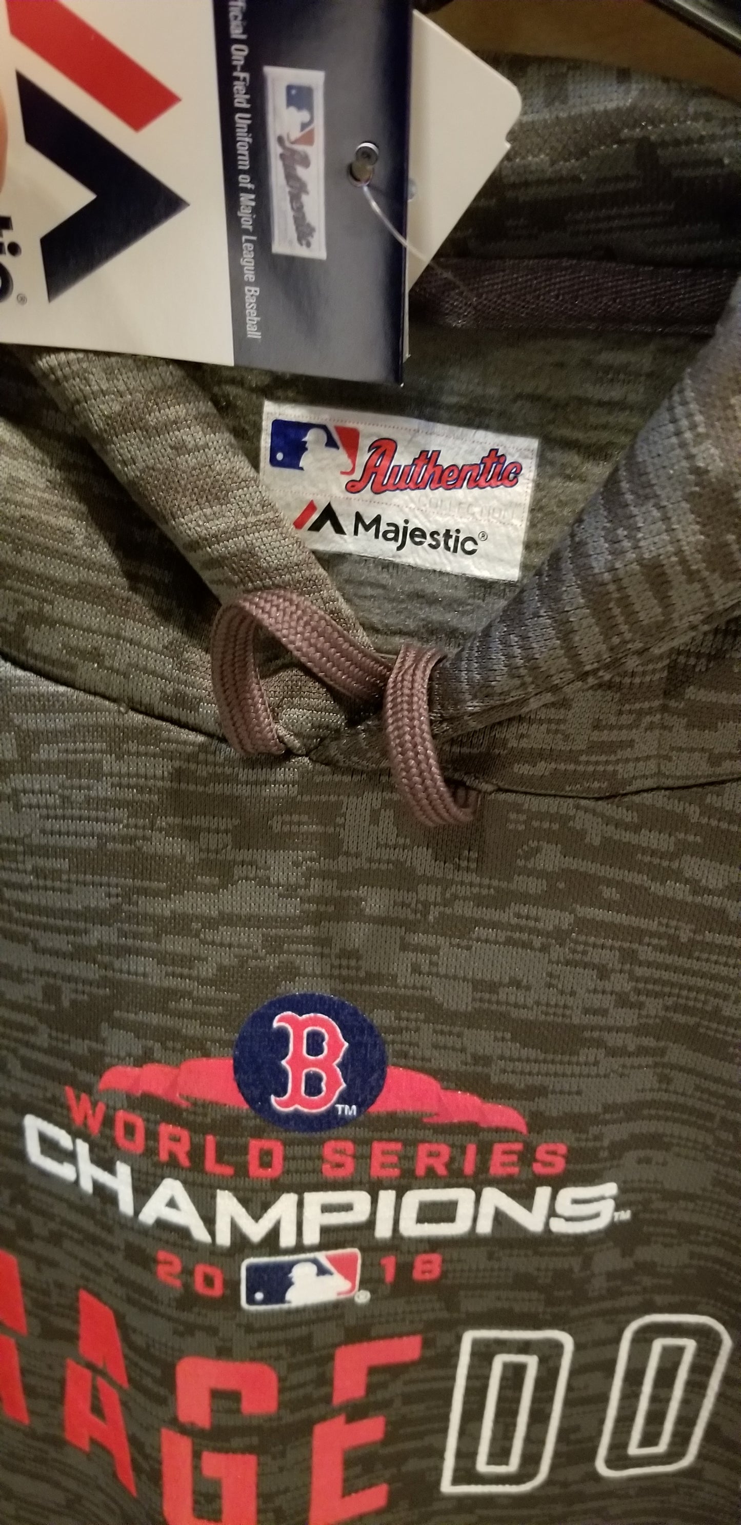 Boston Red Sox 2018 World Series Champions Authentic "Damage Is Done" Hoodie
