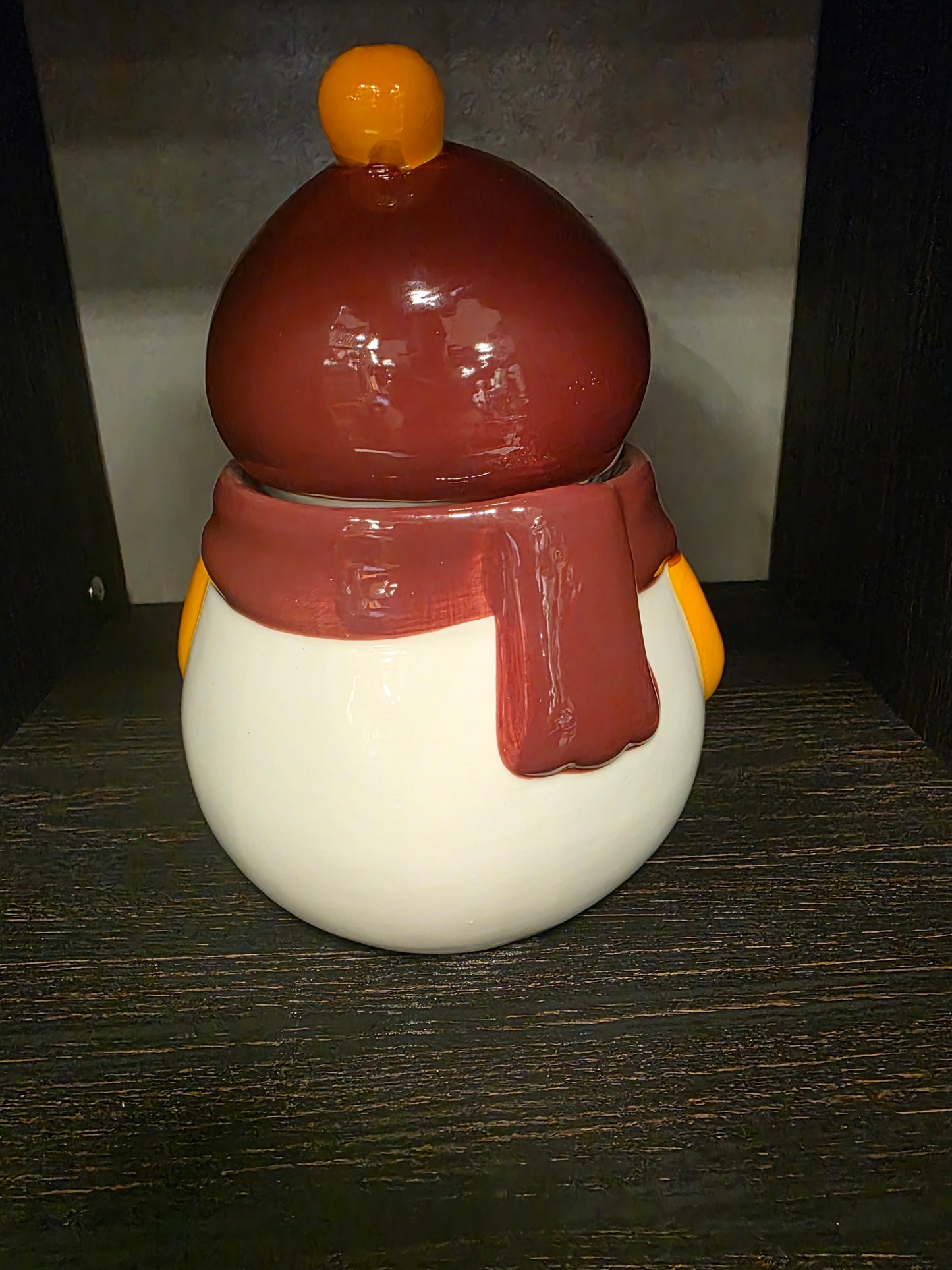 Washington Commanders  Memory Company Snowman Cookie Jar