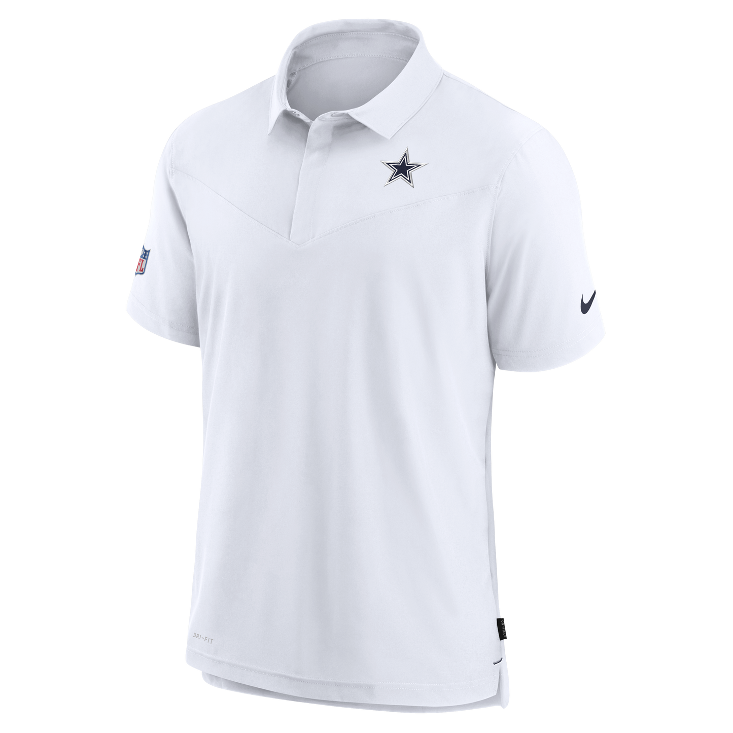 Dallas Cowboys Nike Sideline "Dri-Fit" UV Performance Polo - White
