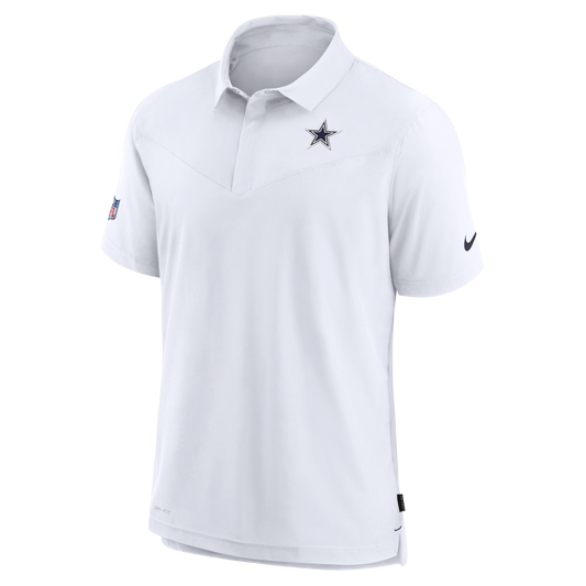Dallas Cowboys Nike Sideline "Dri-Fit" UV Performance Polo - White