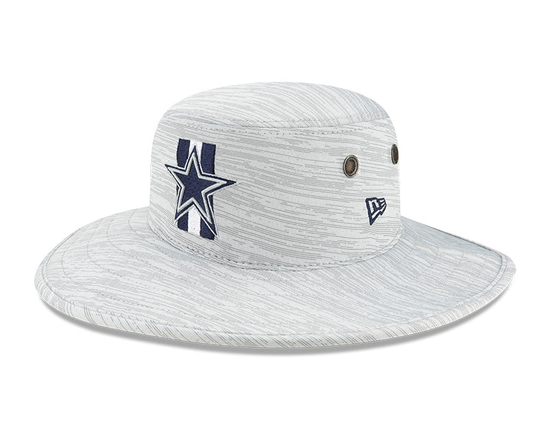 Dallas Cowboys New Era NFL Training Camp Official Panama Bucket Hat - Gray