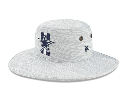 Dallas Cowboys New Era NFL Training Camp Official Panama Bucket Hat - Gray
