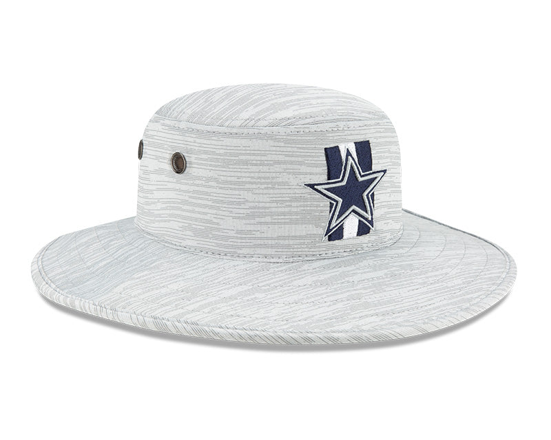 Dallas Cowboys New Era NFL Training Camp Official Panama Bucket Hat - Gray