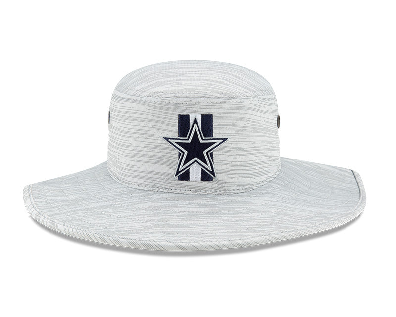 Dallas Cowboys New Era NFL Training Camp Official Panama Bucket Hat - Gray