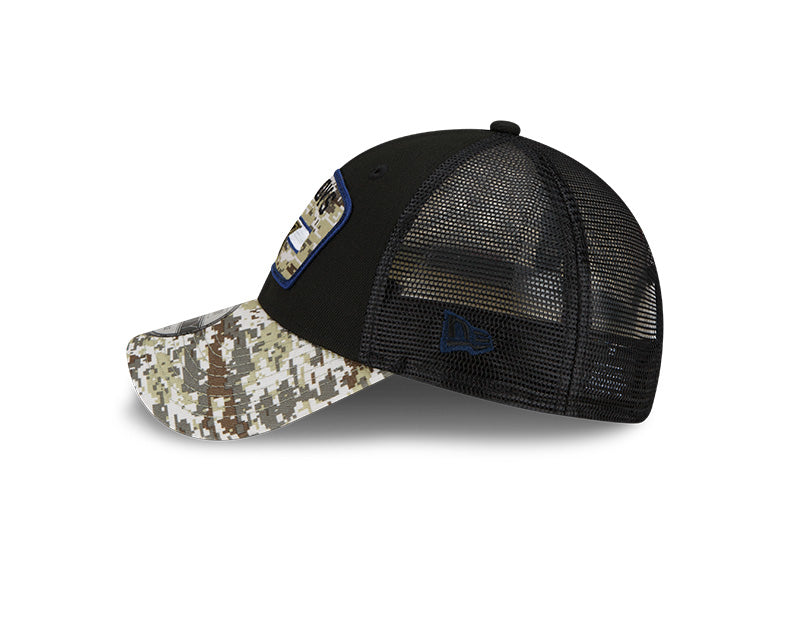 Dallas Cowboys New Era Salute To Service 9FORTY Adjustable Hat - Black