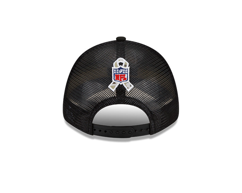 Dallas Cowboys New Era Salute To Service 9FORTY Adjustable Hat - Black