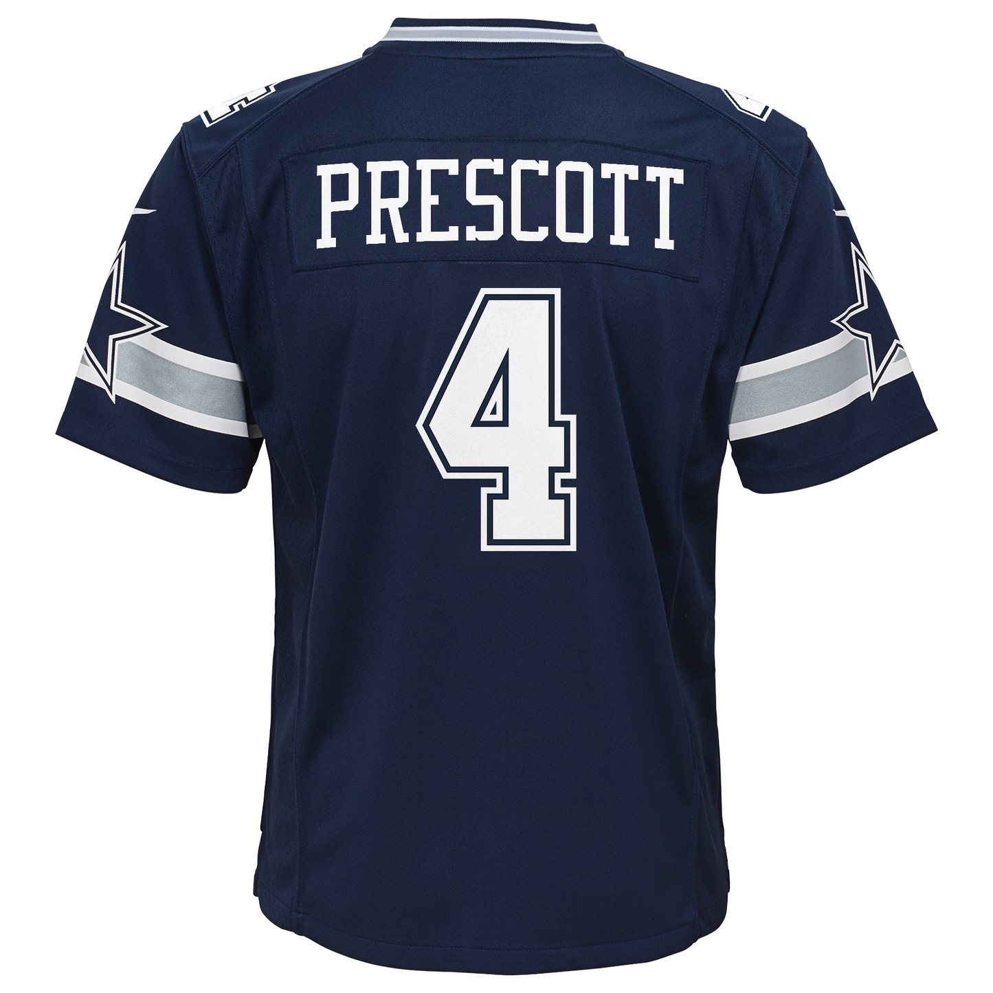 Dallas Cowboys Nike #4 Dak Prescott Youth Game Jersey - Navy