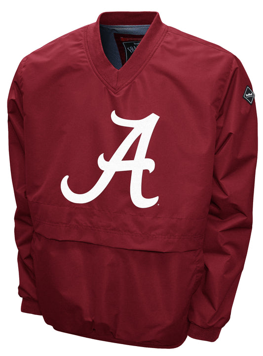 Alabama Crimson Tide Franchise Club Big Logo Windshell Jacket - Crimson