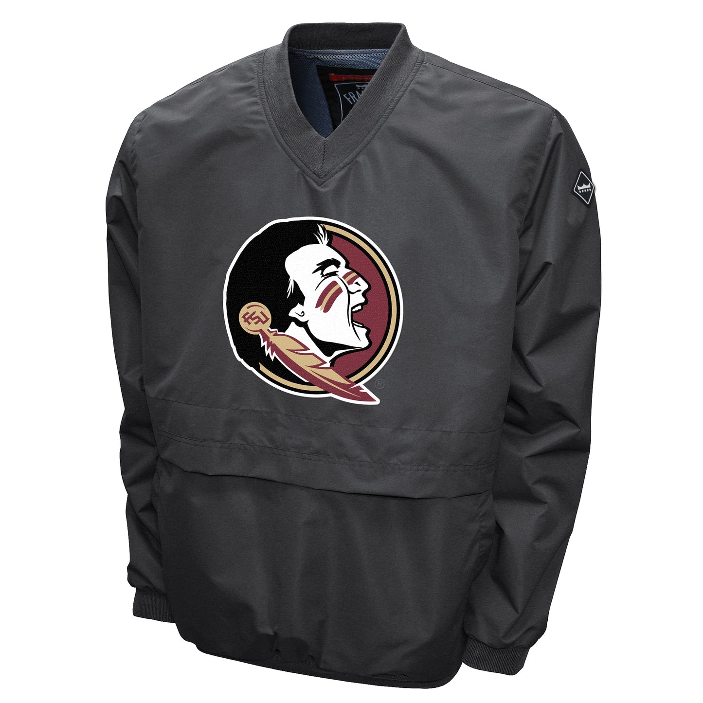 Florida State Seminoles Franchise Club Big Logo Windshell Jacket - Gray