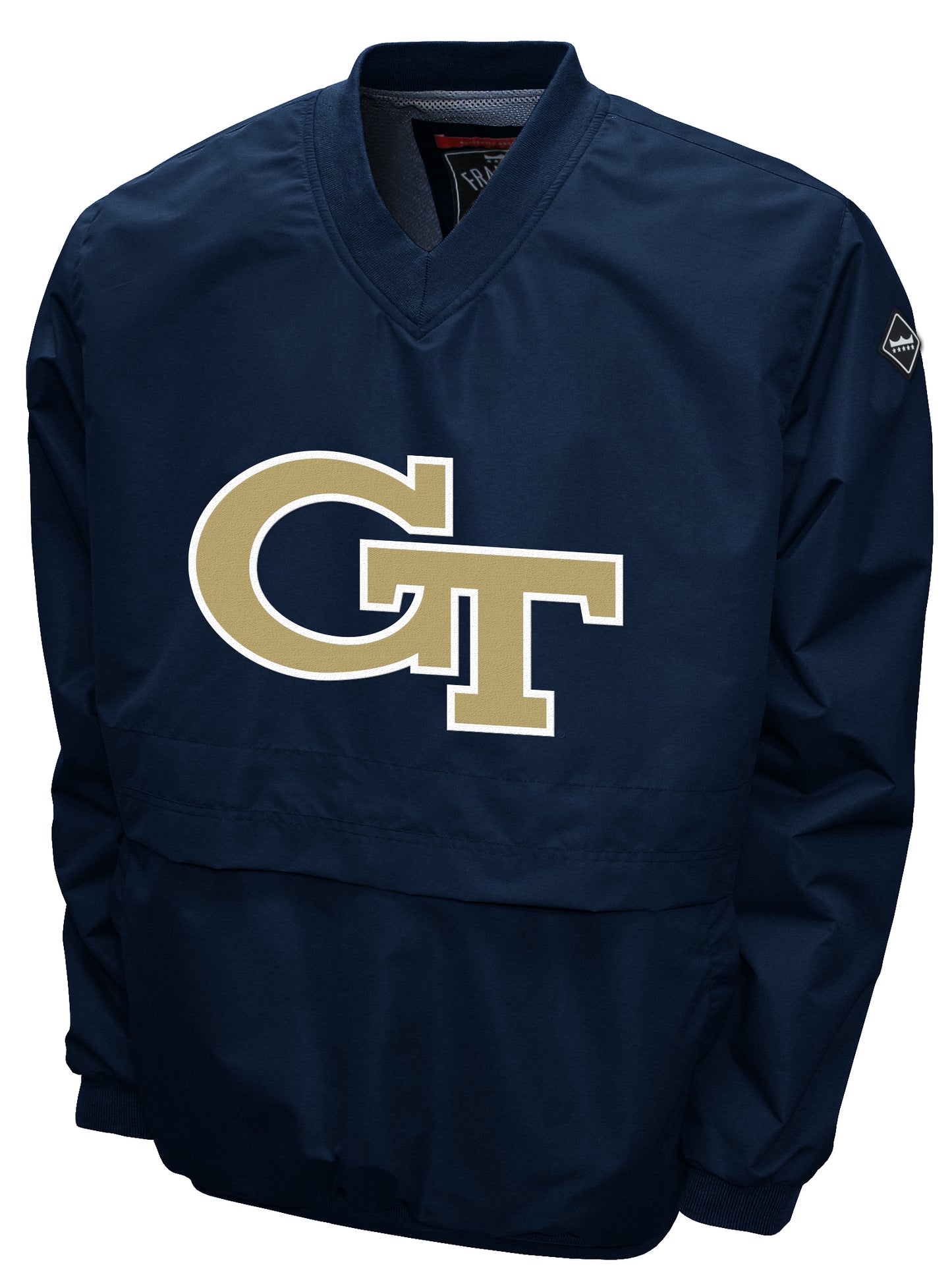 Georgia Tech Yellow Jackets Franchise Club Big Logo Windshell Jacket - Navy