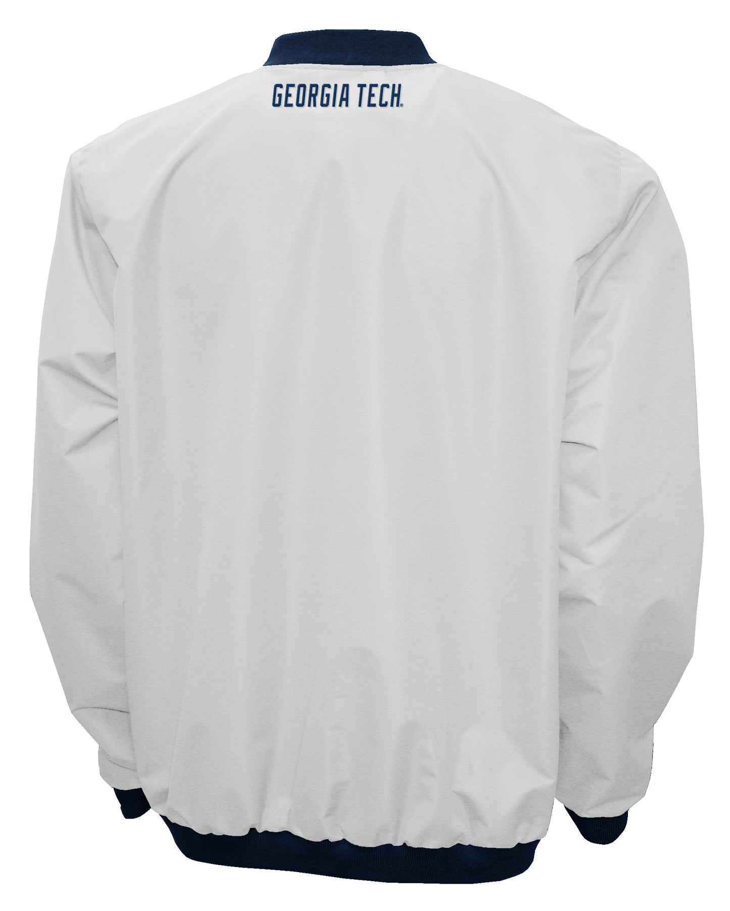 Georgia Tech Yellow Jackets Franchise Club Big Logo Windshell Jacket - White