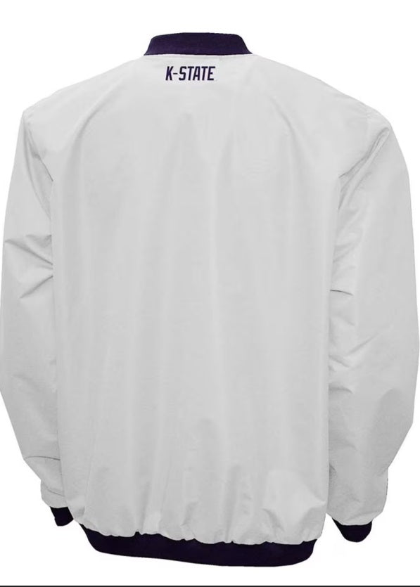 Kansas State Wildcats Franchise Club Big Logo Windshell Jacket - White