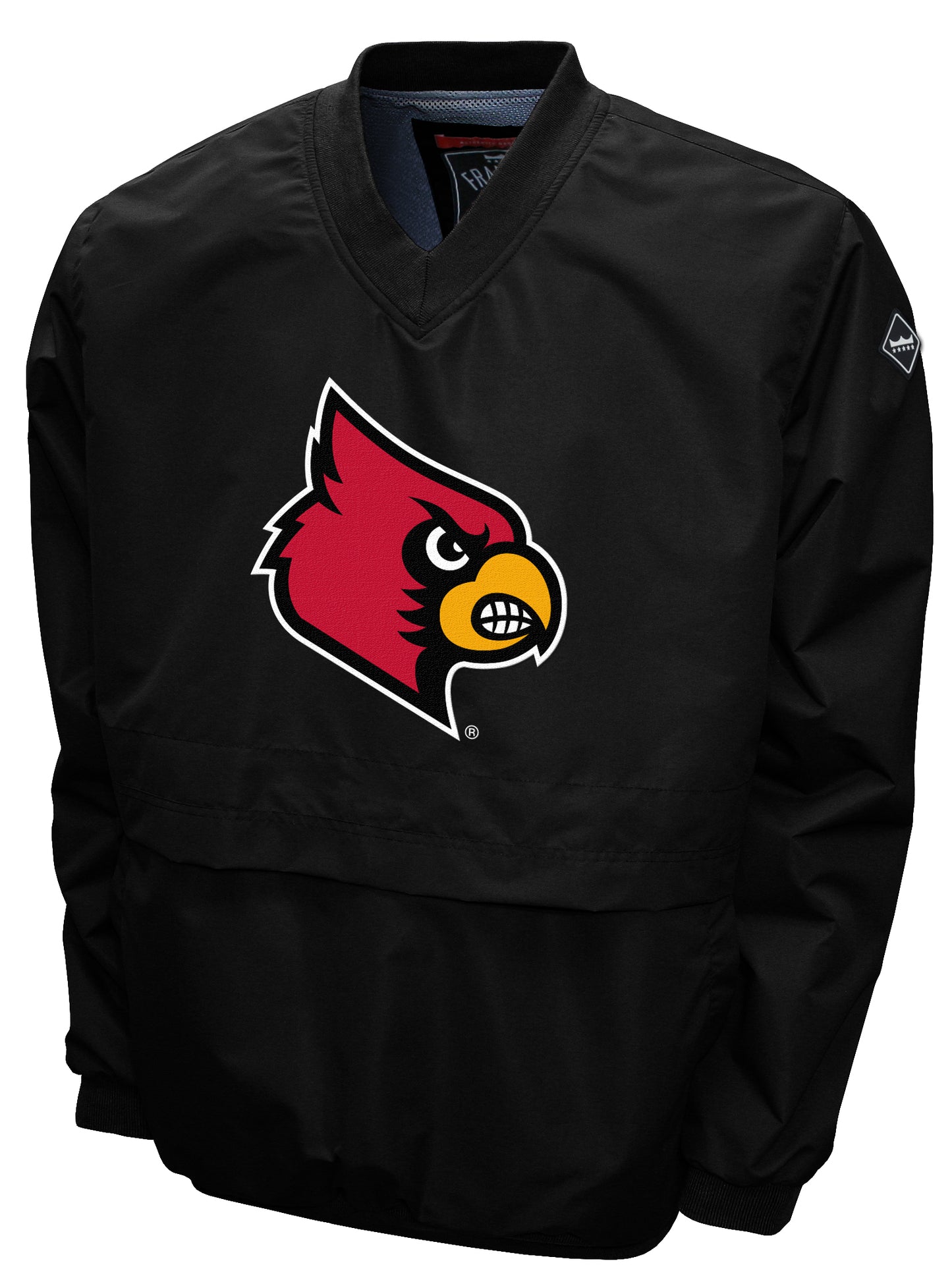 Louisville Cardinals Franchise Club Big Logo Windshell Jacket - Black