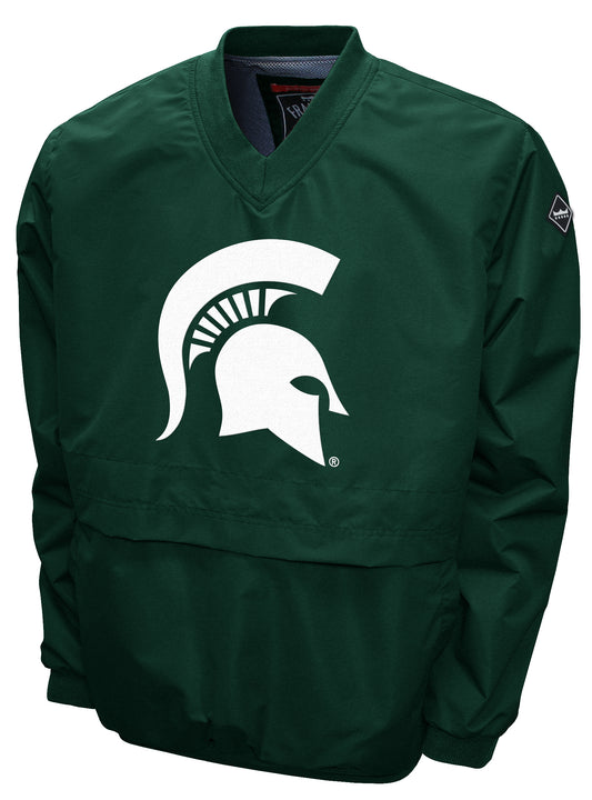 Michigan State Spartans Franchise Club Big Logo Jacket - Green