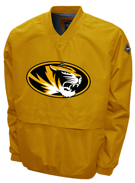 Missouri Tigers Franchise Club Big Logo Windshell Jacket - Gold