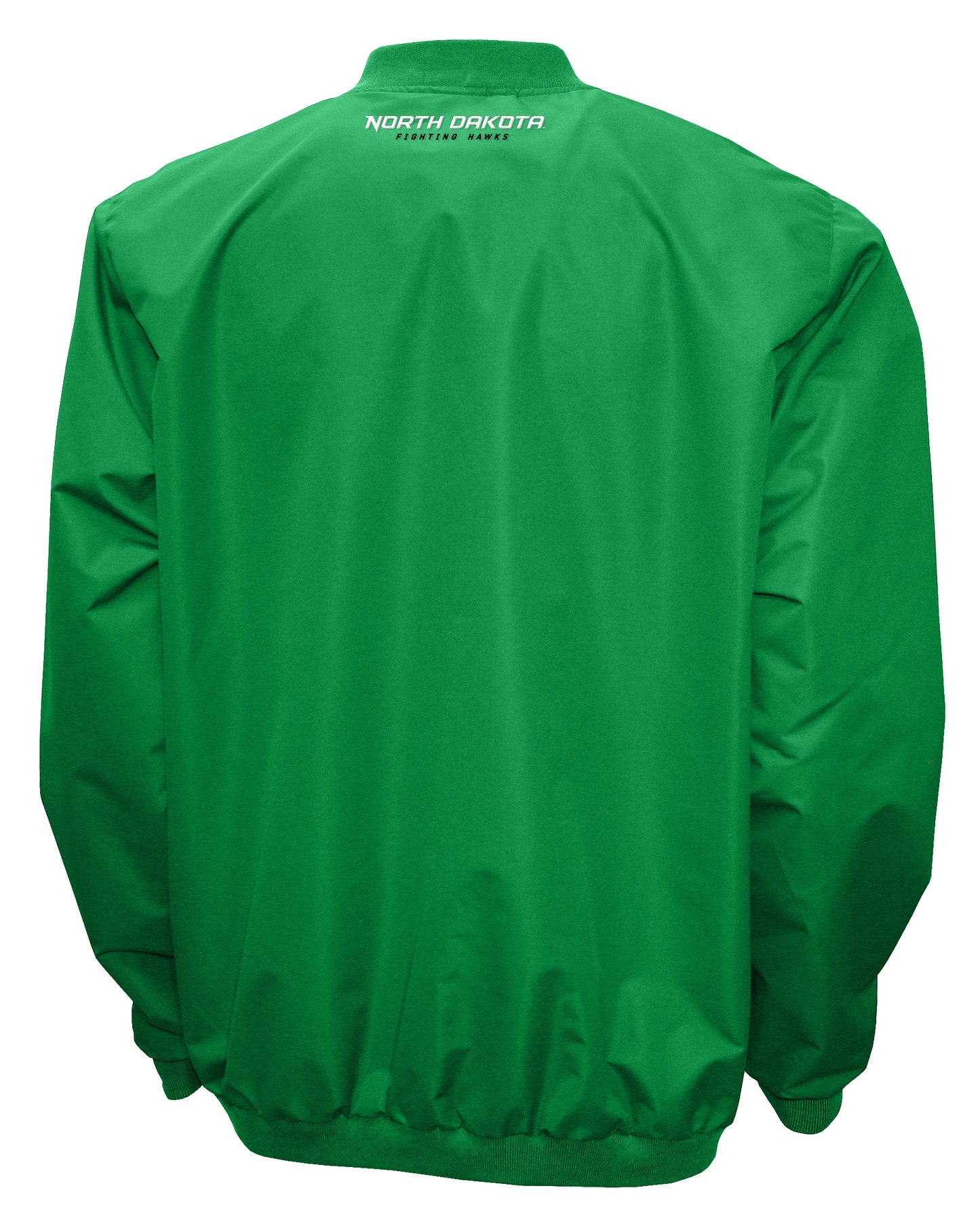 North Dakota Fighting Hawks Franchise Club Big Logo Windshell Jacket - Green