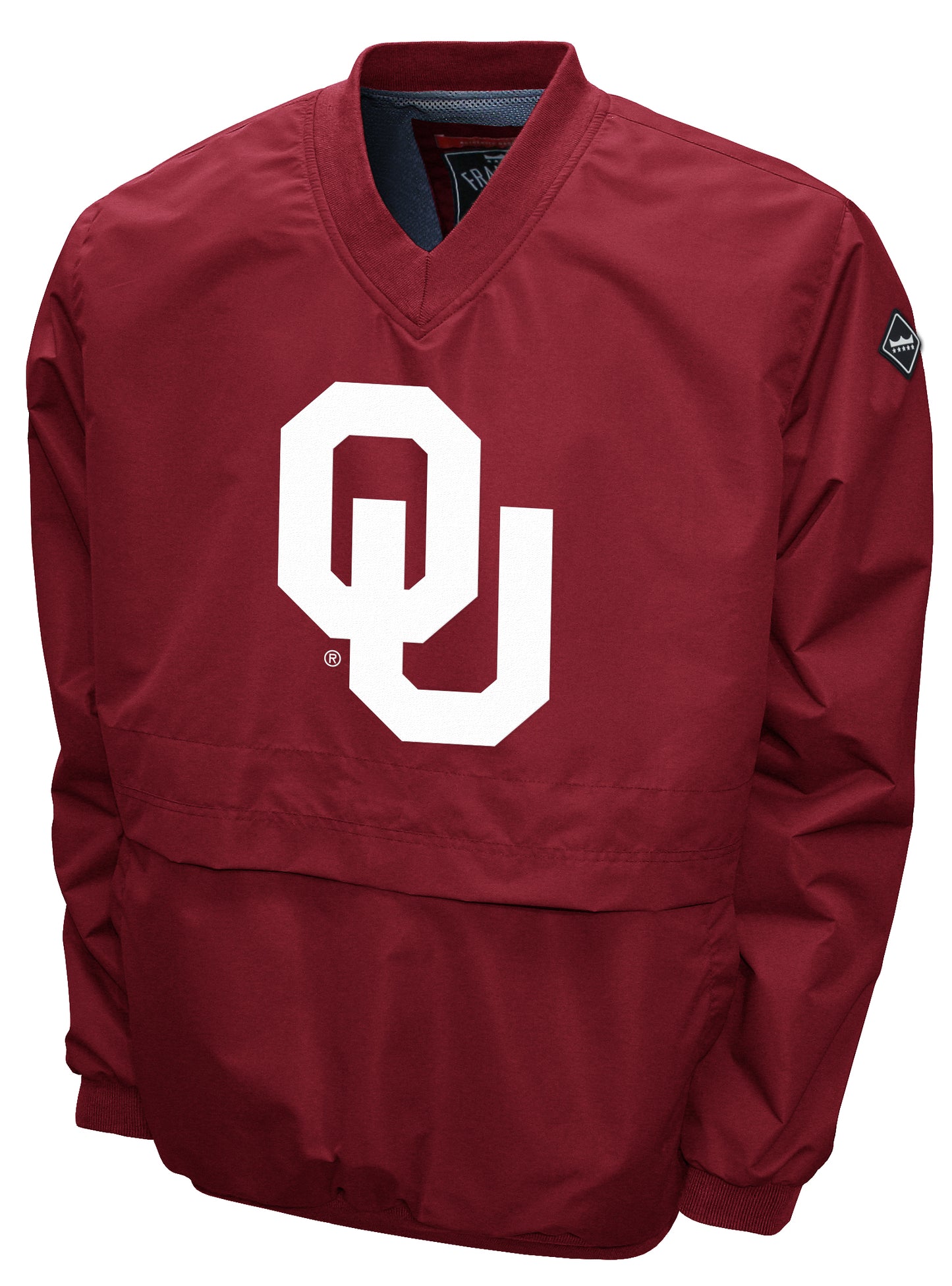 Oklahoma Sooners Franchise Club Big Logo Windshell Jacket - Red