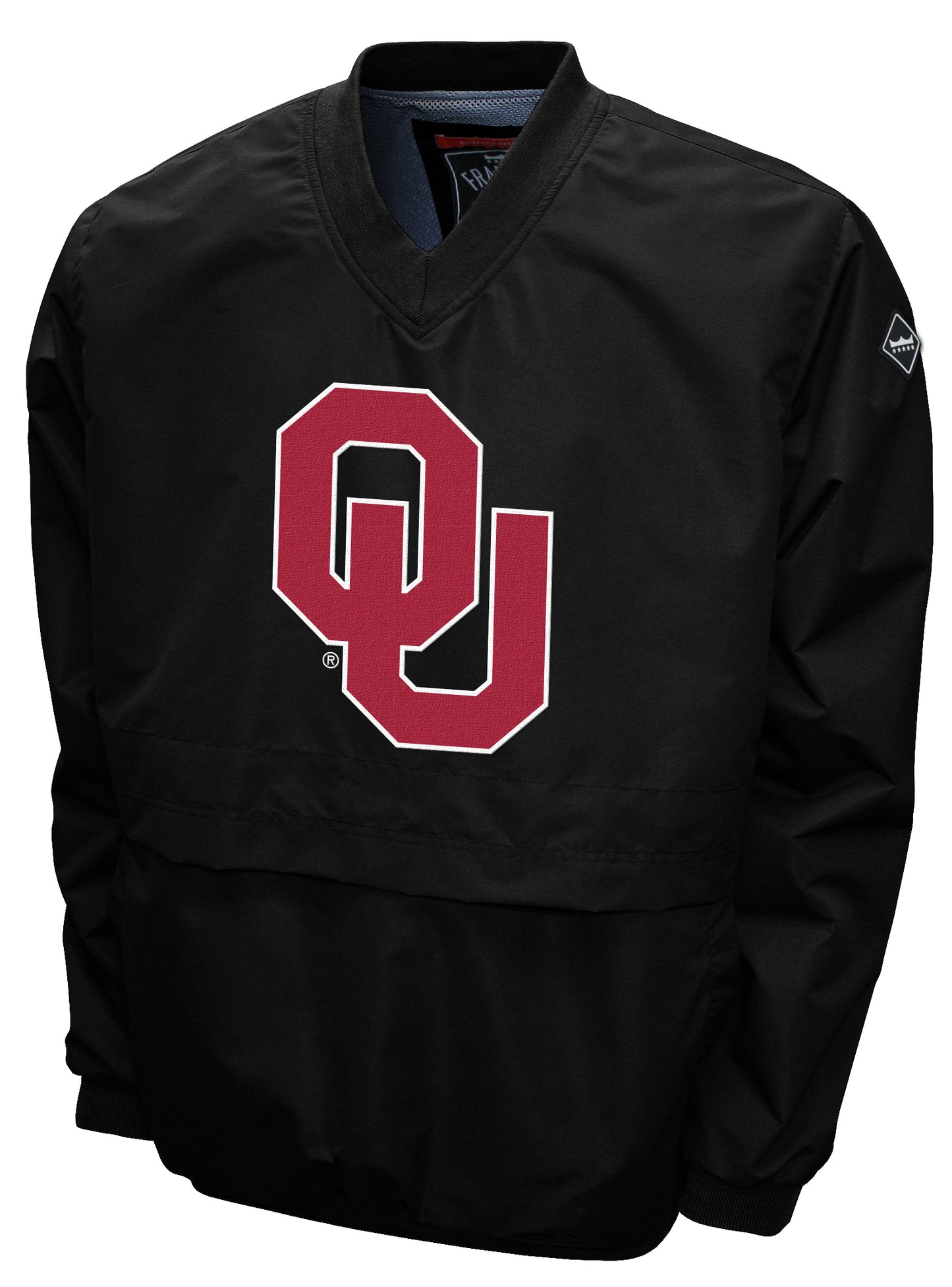 Oklahoma Sooners Franchise Club Big Logo Windshell Jacket - Black