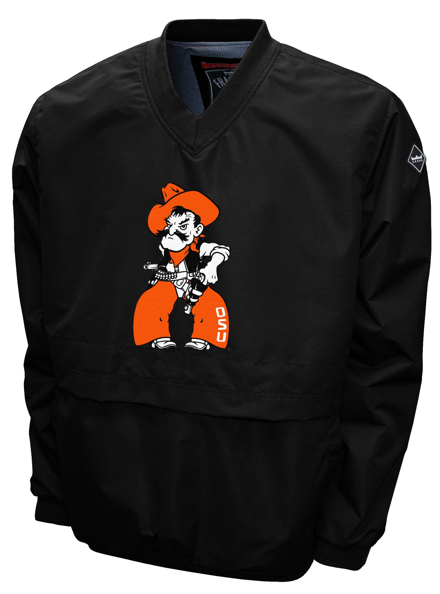 Oklahoma State Cowboys Franchise Club Big Logo Windshell Jacket - Black