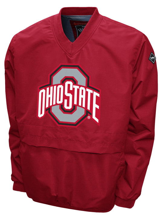 Ohio State Buckeyes Franchise Club Big Logo Windshell Jacket - Red