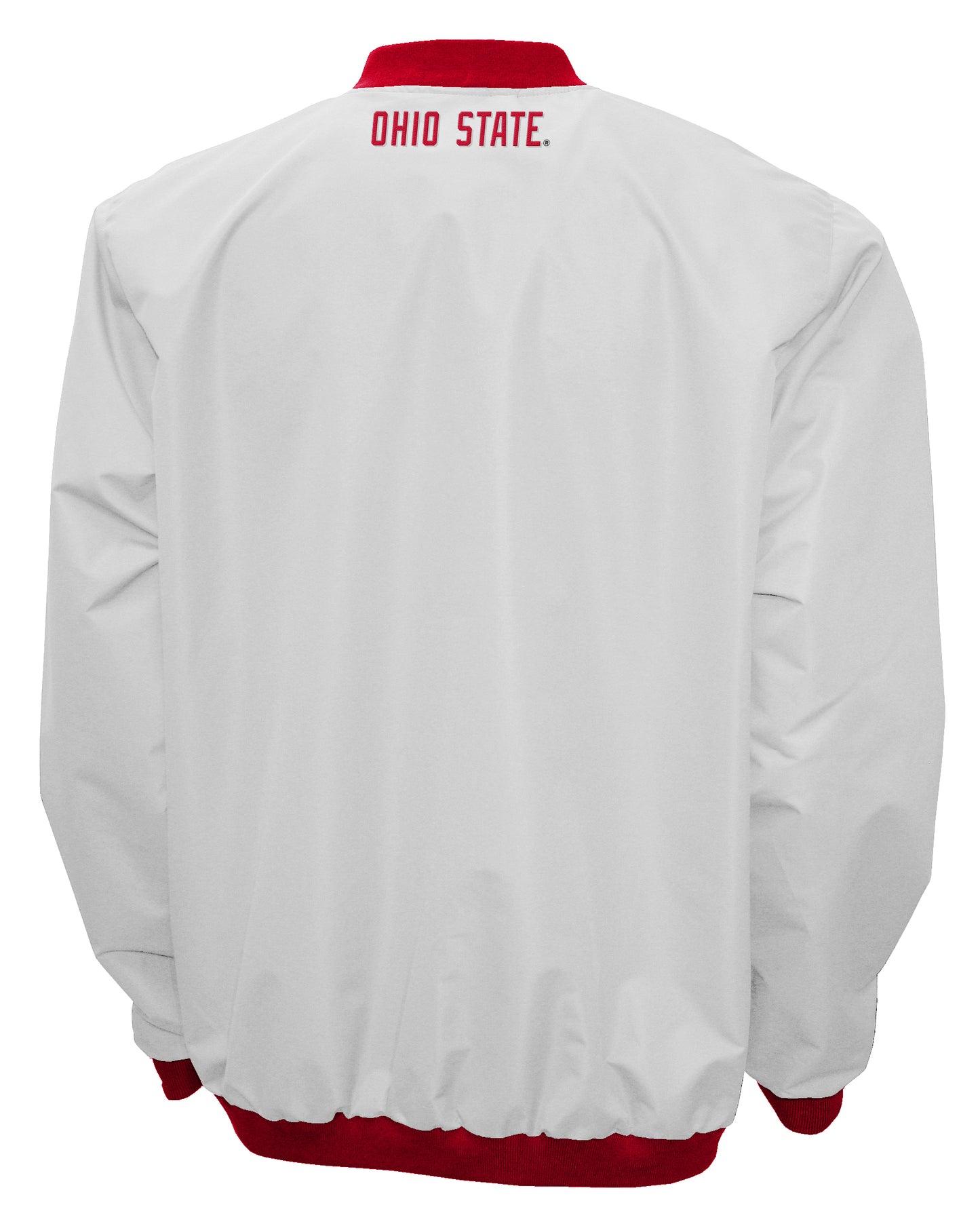 Ohio State Buckeyes Franchise Club Big Logo Windshell Jacket - White