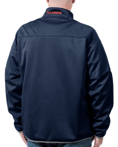 Illinois Fighting Illini Franchise Club FC Softshell Jacket - Black