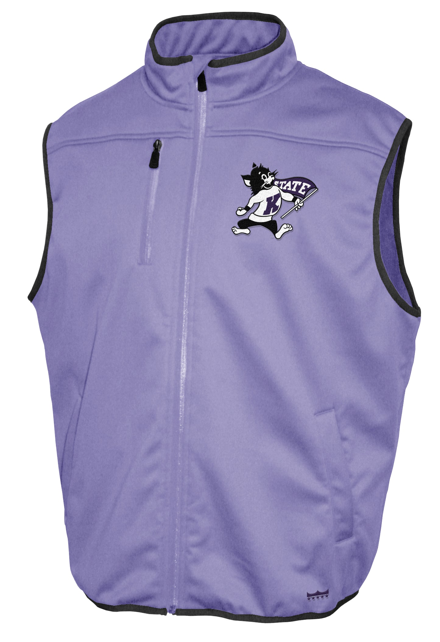 Kansas State Wildcats Franchise Club Softshell Vest - Lavender