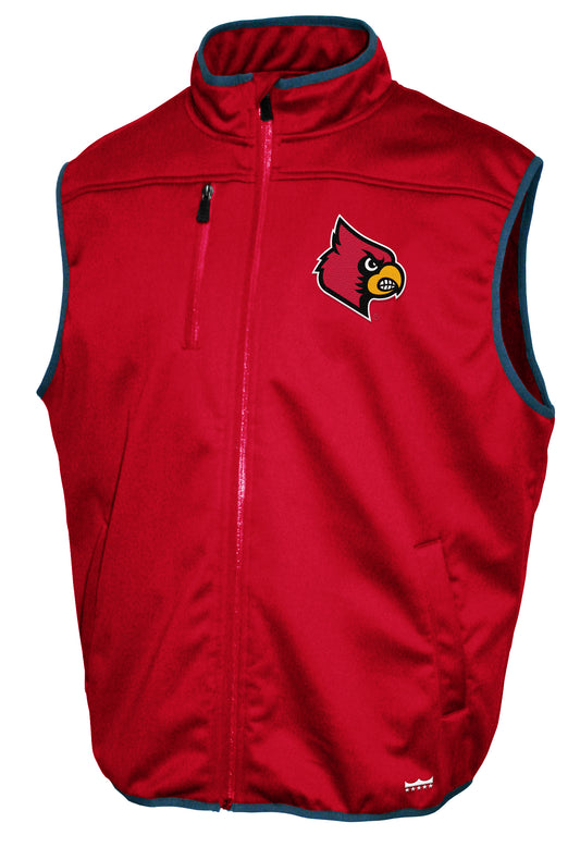 Louisville Cardinals Franchise Club Softshell Vest
