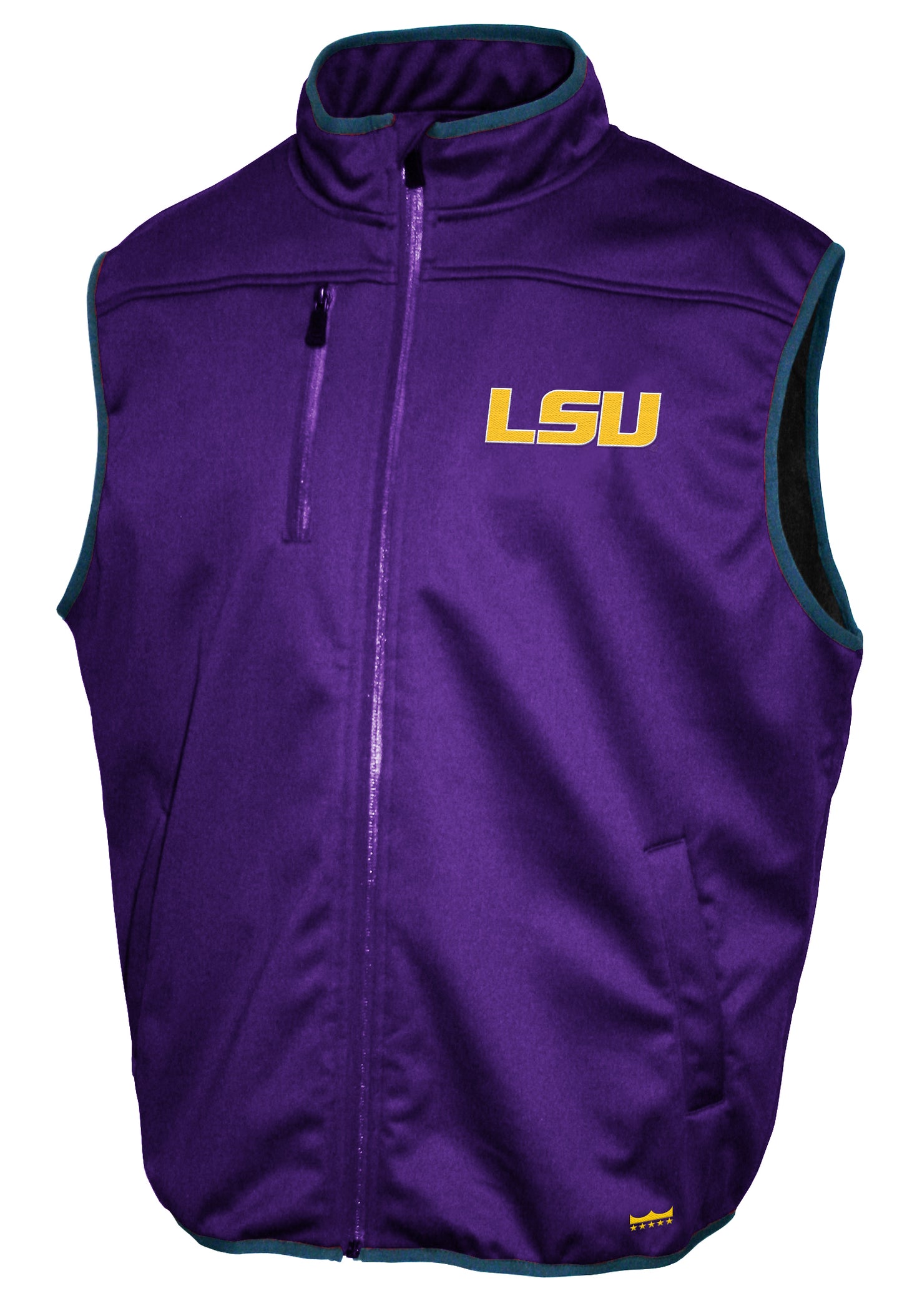 LSU Tigers Franchise Club Softshell Vest - Purple