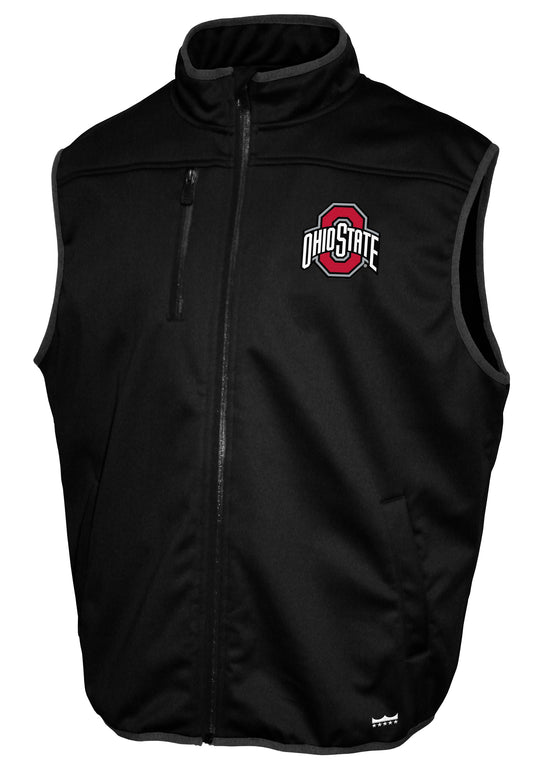 Ohio State Buckeyes Franchise Club Softshell Vest - Black