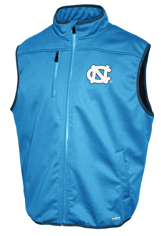 North Carolina Tar Heels Franchise Club Softshell Vest - Blue