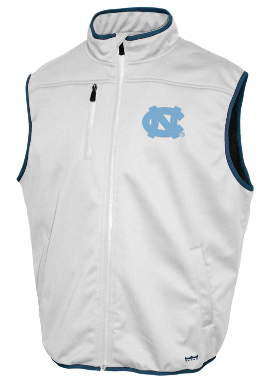 North Carolina Tar Heels Franchise Club Softshell Vest - White