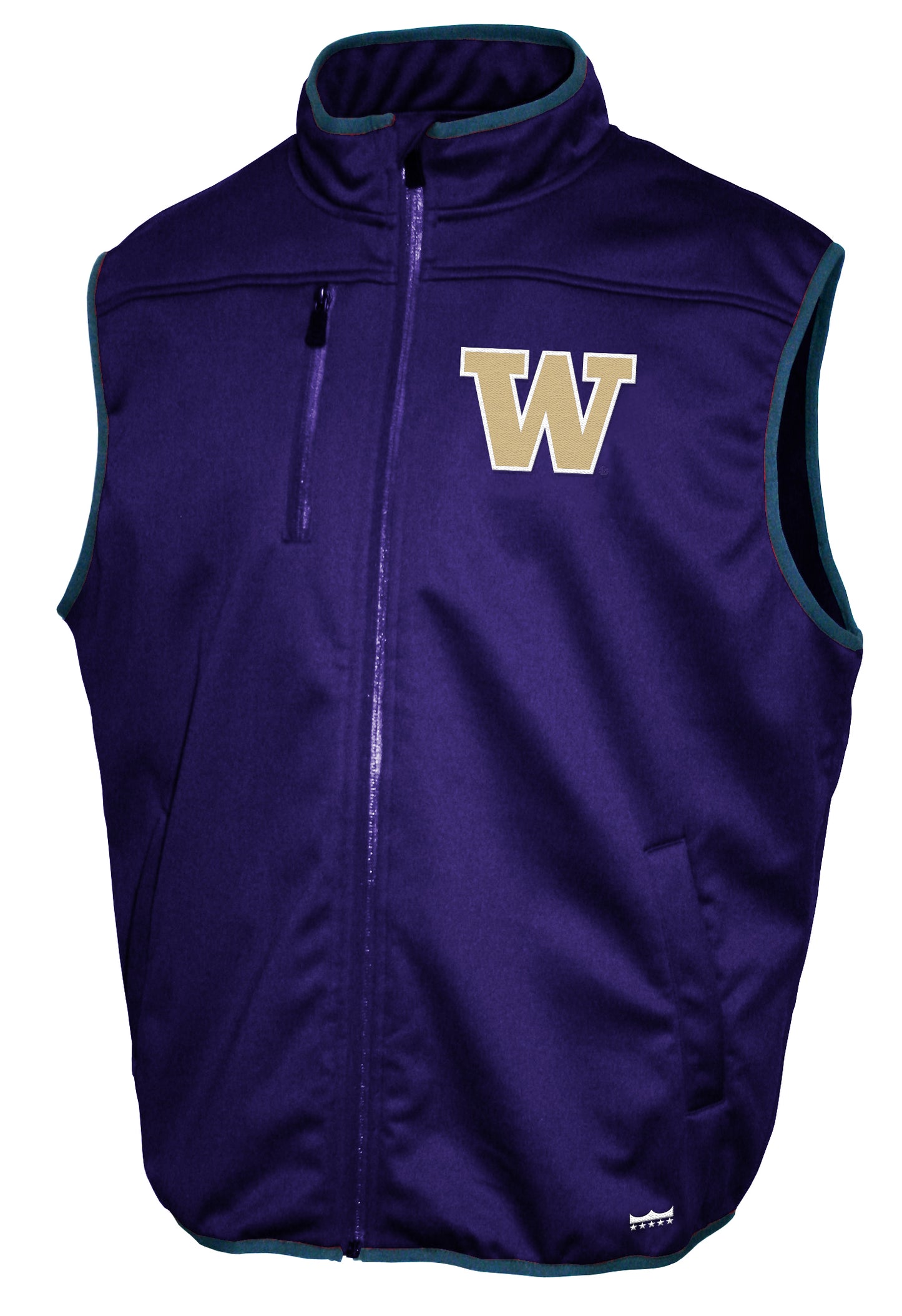 Washington Huskies Franchise Club Softshell Vest - Purple