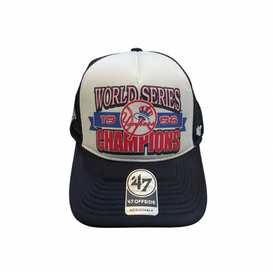 New York Yankees  '47 Brand World Series 1996 Foam Front Trucker Mesh