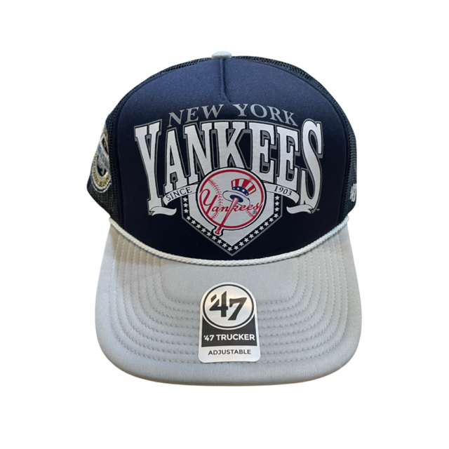 New York Yankees  '47 Brand Homeplate Foam Front Trucker Mesh